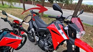 INSTALEI O CONJUNTO DE GUIDOM E PESO DA OXXY + MANOPLA YAMAHA ORIGINAL!!