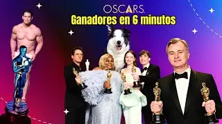 Oscars 2024: Ganadores Resumen en 6 minutos
