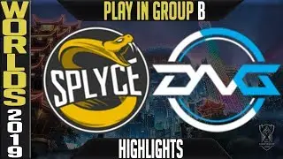 SPY vs DFM Highlights | Worlds 2019 Play In Day 3 Group B | Splyce vs DetonatioN FocusMe