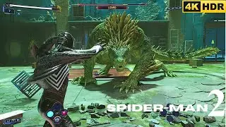 Spider-Man vs Lizard Fight | Spiderman 2 gameplay PS5