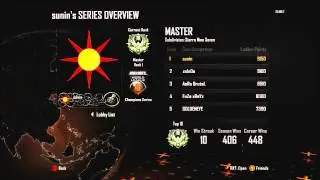 Masters RANK 1 Champions Division Black Ops 2