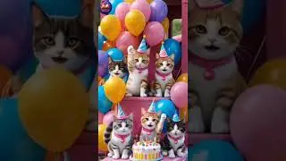 Magical Happy Birthday Song! 🎂 Fun Kids Music by Magical Tiny Tales and Tunes #shorts  #cartoon