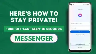 How To Off Last Seen On Facebook Messenger  | Messenger Active Off  | Messenger Online Off