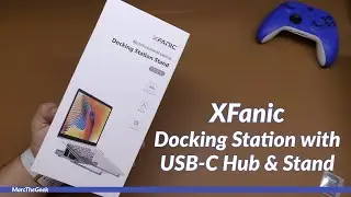 XFanic Docking Station with USB-C Hub & Stand