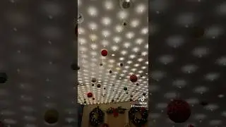 EPIC Christmas Ceiling decor! #shorts #fyp #christmas #christmasdecor #holiday #epic #trending