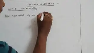 Signals & Systems - Complex exponential signals