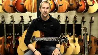 Taylor Guitar's Dreadnought Body Style Demo