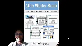 TPT Resource - After Winter Break Activities - Middle and High School