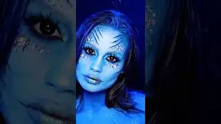 Day 2/10 - SIRENA 🧜🏼&zwj;♀️ Halloween Makeup #halloween2024 #halloweenmakeup #makeupartist #siren