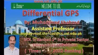 Introduction of Differential GPS:  Online Lecture with Engineering Students  -  Hindi/Urdu