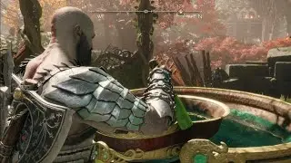 God of War Ragnar&ouml;k, changing day to night at Celestial Altar. PS5 4K 60FPS