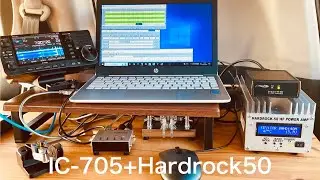 IC-705 + HARDROCK50  50W CW QSO