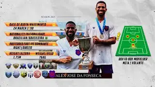 ALEX FONSECA ⚽ Box-to-Box Midfielder | Meia/Volante ⚽ Highlights 2025