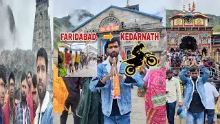 FARIDABAD TO KEDARNATH TEMPLE YATRA IN 2023 || BY SPLENDOR BIKE 🚲 WITH FRIENDS