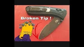 BenchMade Knife Repair and Restoration - Before and After
