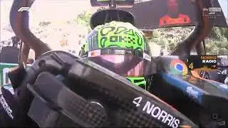 Lando Norris Pole Radio Monaco GP 2025