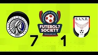 Gols Tibiri&ccedil;a x SANB - Campeonato Brasileiro de Futebol 7 Society - CBSS