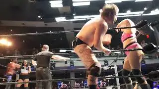 Matt Cardona and Steph De Lander vs Bussy GCW Now And Forever NYC 7-14-23 Clip 1