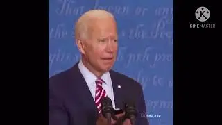 Trump Dance in front of Joe Biden