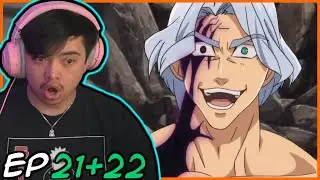 HENDRICKSON'S DEMON FORM!! Seven Deadly Sins Episode 21 and 22 Reaction ft. Heisuten