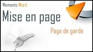 Page de garde dans Word - Formation Word Marseille