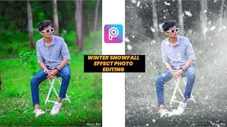 PICSART WINTER PHOTO EDITING | PICSART WINTER SNOWFALL PHOTO EDITING | WINTER EFFECT PHOTO EDITING |