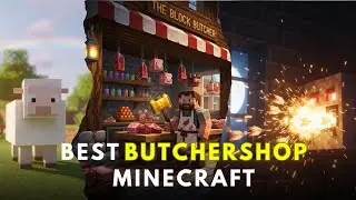 Best Minecraft AUTO BUTCHER Shop 🔥 | Fully Automatic Meat Farm!