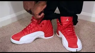 Обзор кроссовок Jordan Gym Red Retro 12 для розничной продажи