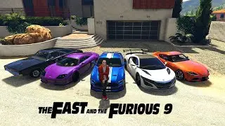 GTA 5 ✪ Stealing Luxury Fast And Furious 9 Cars With John Cena ✪ (Most Expensive Real Cars)#49