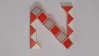 Make a Alphabet N with Snake Cube
