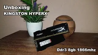 UNBOXING RAM KINGSTON HYPERX FURY DDR3 8GB 1866MHZ!!! - Ikertx