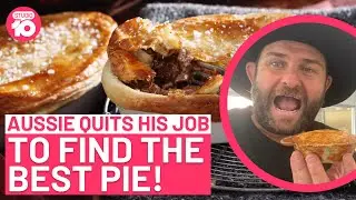 This Bloke Quit His Job To Try Every Aussie Pie Shop| Studio 10