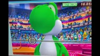 YOSHI AND BOWSER JR GYMNASTICS FLOOR MARIO AND SONIC AT THE LONDON 2012 OLYMPIC GAMES 3DS