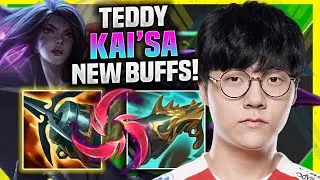 TEDDY TRIES KAI'SA WITH NEW BUFFS! - T1 Teddy Plays Kai'sa ADC vs Samira! | Season 11