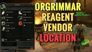 Orgrimmar Reagent Vendor Location - WoW Classic