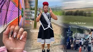 ✨EASTERN CAPE VLOG✨| Nail Appointment + Traveling Home + Umgidi + beach day and games 