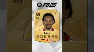 Sane's Nostalgic FIFA 17 Card #sane #bayernmunich #germany #fc25 #fifa17 #bundesliga #mancity #fifa