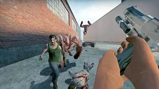 Left 4 Dead 2 - Magnum Only, Solo, Realism Expert (The Sacrifice)