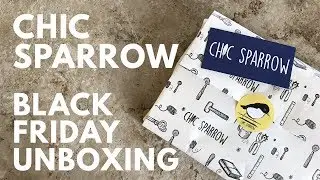 Chic Sparrow A6 Folio || Black Friday Unboxing || Pemberley Oak