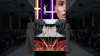 Runway Glam 🔥 Saint Laurent Fashion Show Highlight