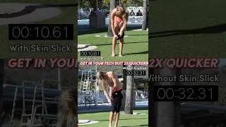 How to put on a Tech Suit: FAST & EASY without ripping your suit! #swimming #techsuit #swimmers