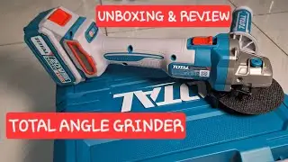 Unboxing & Review Gerinda TOTAL Cordless Angle Grinder TAGLI211041