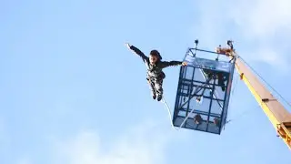 UK's highest bungee jump 300 ft! #shorts #bungeejumping #freefall #adventure #adventurer #adrenaline