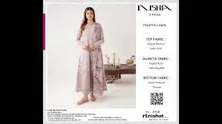 Brand: Alkaram Fabric: Lawn*Digital Printed Lawn Shirt**Dyed Trouser**Digital Printed Lawn Dupatta