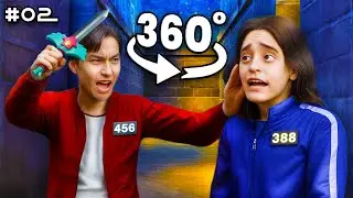 Squid Game 360&deg; DEADLY Hide and Seek / Animation Season 3 / Scary VR 360 Video