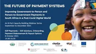 G2P Payments, E2E Solutions, Onboarding, Payment Disbursement & Payout Options