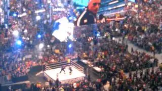 The Rock at Wrestlemania 27