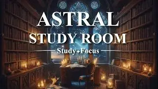 Astral Study Room ✦ Magical Ambient Music for Study, Reading, Relaxation & Focus (3 Hours)