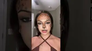 Cheetah makeup tutorial for a bold look #cheetahmakeuplook