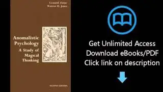 Download Anomalistic Psychology: A Study of Magical Thinking PDF